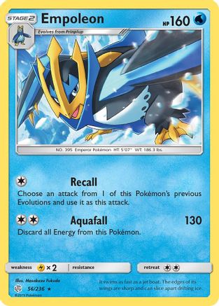 Empoleon 056/236  SM  Cosmic Eclipse - Rare