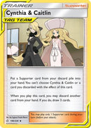 Cynthia & Caitlin 189/236  - Reverse Holofoil SM  Cosmic Eclipse - Uncommon