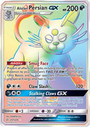 Alolan Persian GX (Secret) 257  - Holofoil SM  Cosmic Eclipse - Secret Rare