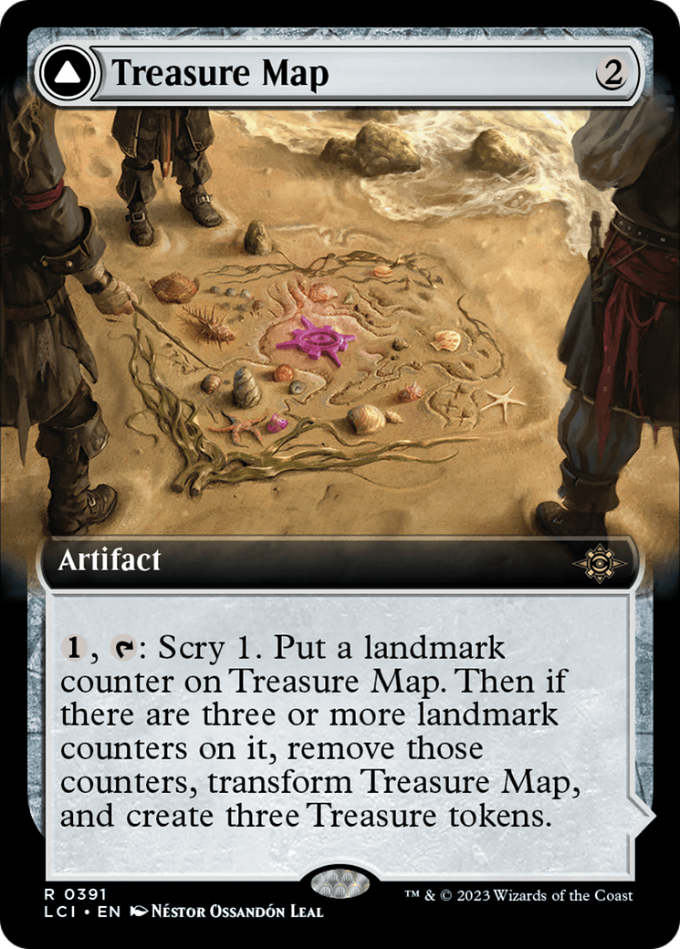 Treasure Map (Extended Art) (LCI-391)  - The Lost Caverns of Ixalan: (Extended Art)