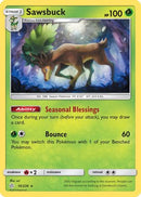 Sawsbuck 016/236  - Holofoil SM  Cosmic Eclipse - Holo Rare