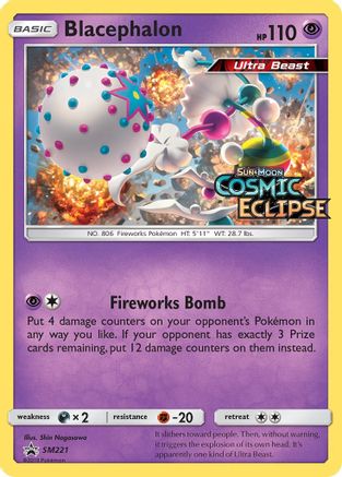 Blacephalon SM221  - Holofoil SM Promos - Promo