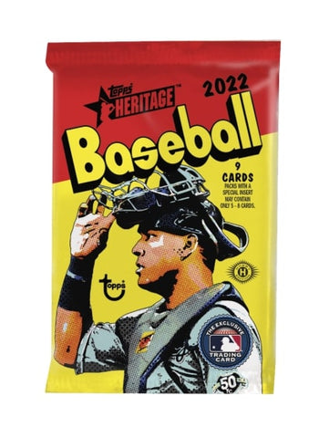 2022 Topps Heritage Baseball Hobby Pack