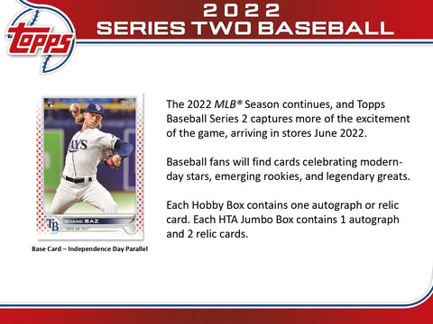 2022 Topps Series 2 Hobby Box