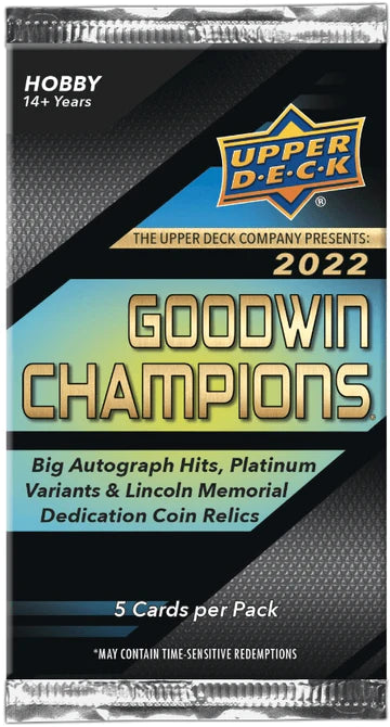 2022 Upper Deck Goodwin Champions Hobby Pack