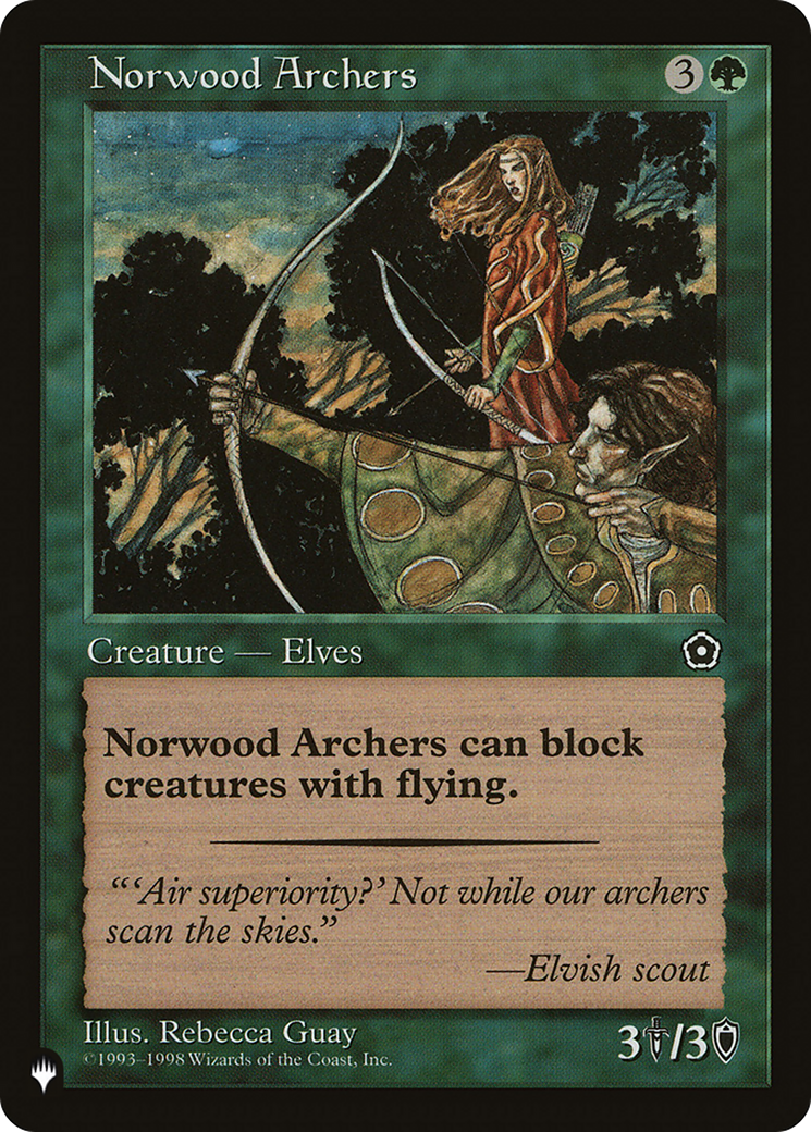 Norwood Archers (LIST-P02-136)  - The List