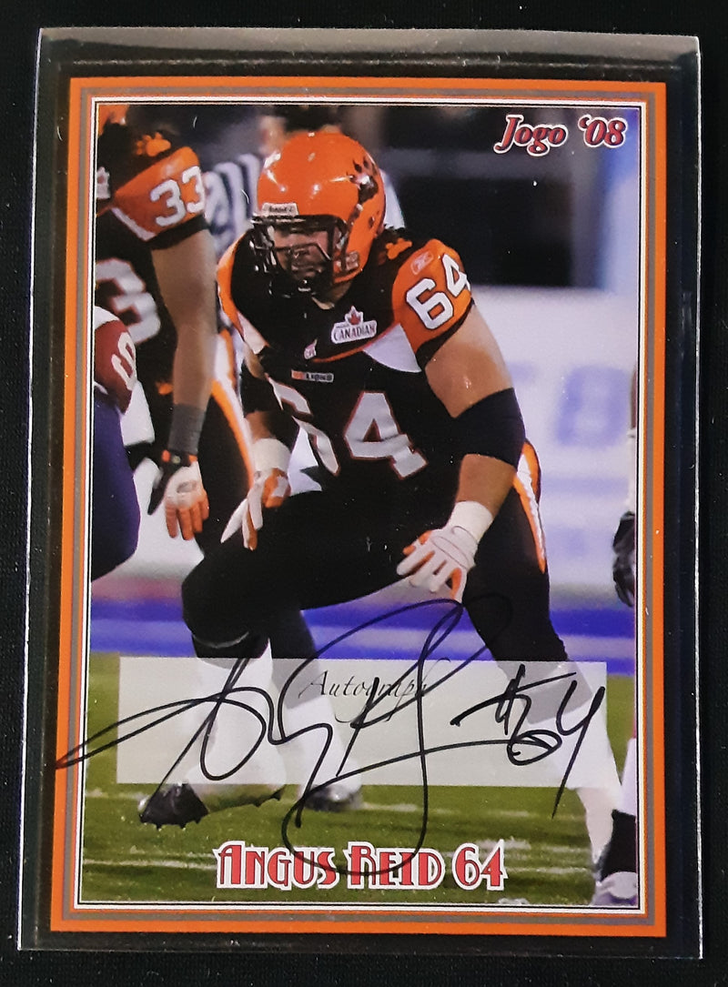 2008 Jogo CFL Signature Autographs Set of 10 Autograph cards