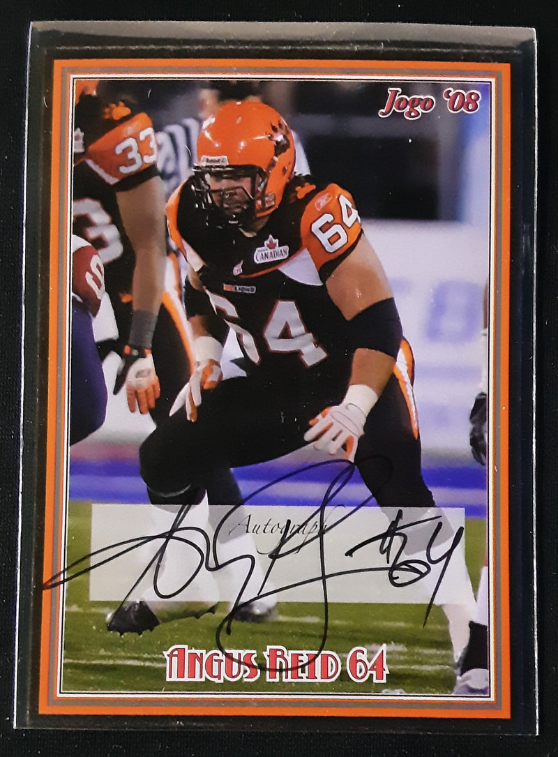 2008 Jogo CFL Signature Autograph