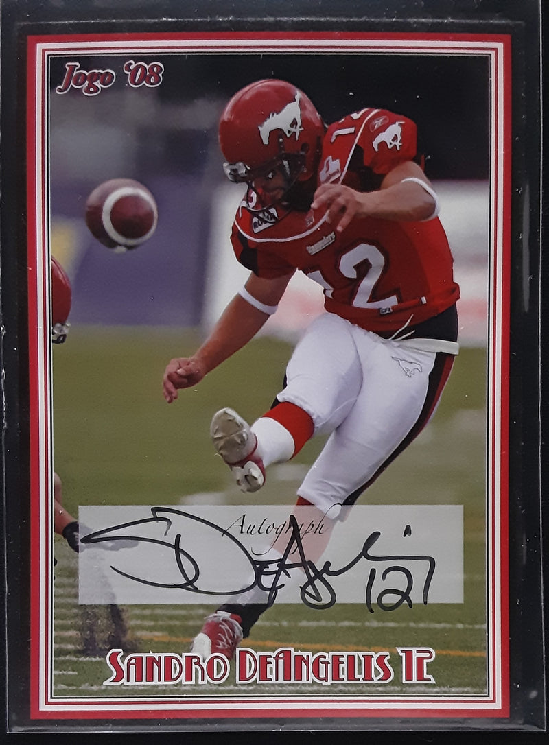 2008 Jogo CFL Signature Autographs Set of 10 Autograph cards