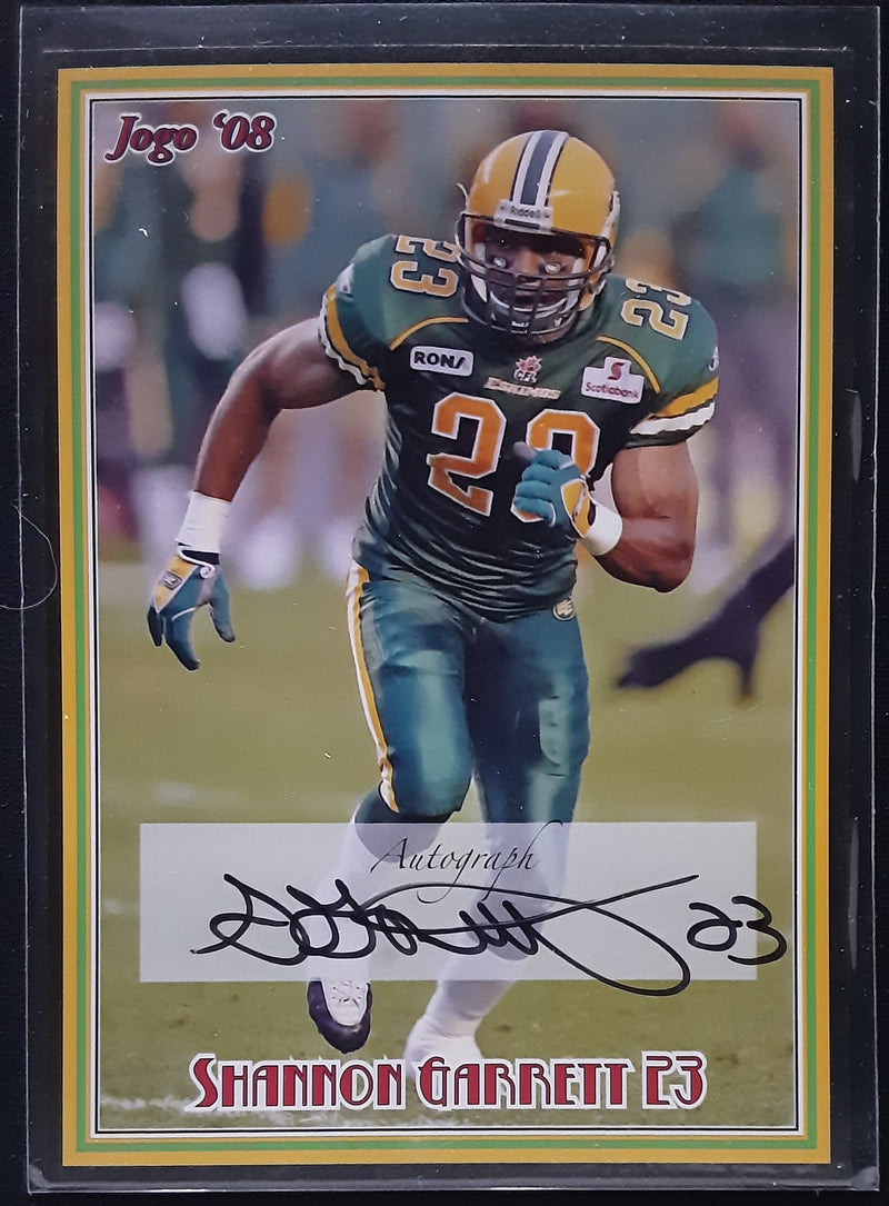 2008 Jogo CFL Signature Autograph