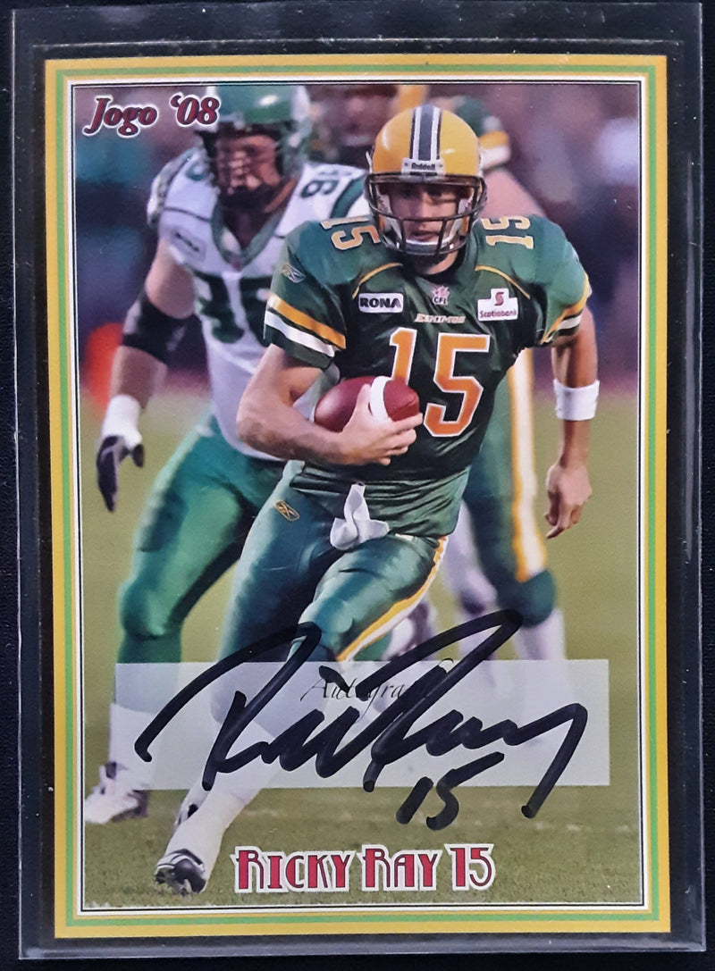 2008 Jogo CFL Signature Autographs Set of 10 Autograph cards