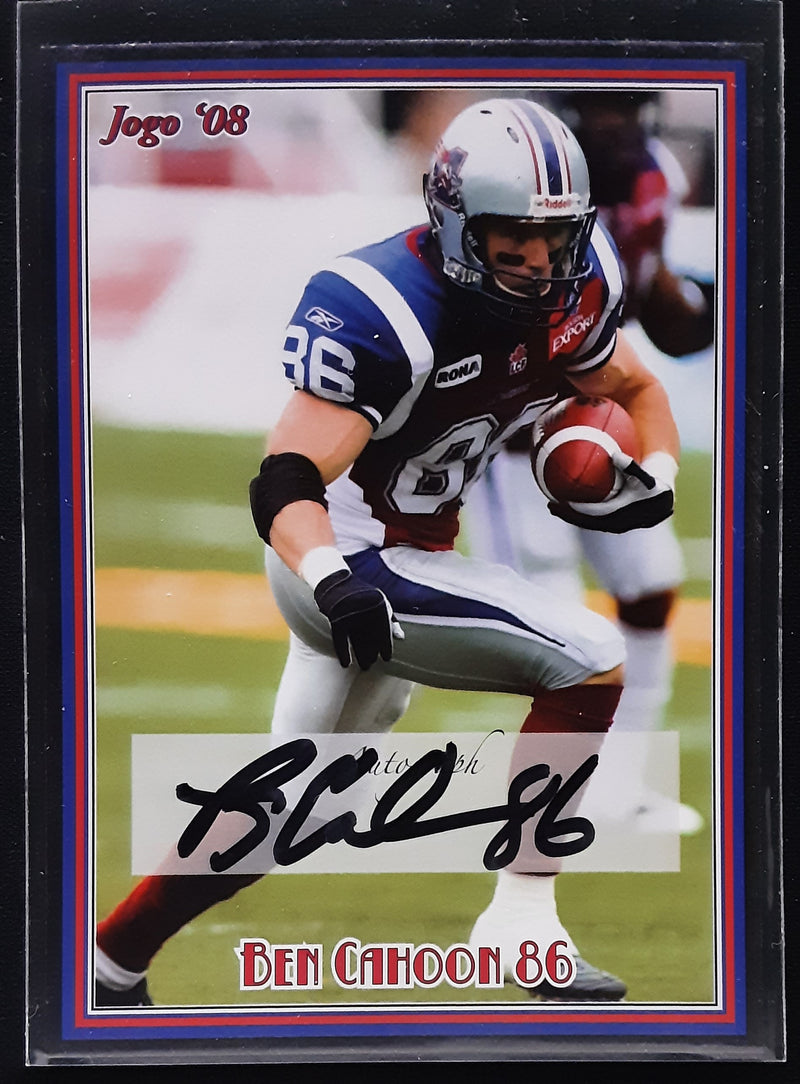 2008 Jogo CFL Signature Autographs Set of 10 Autograph cards