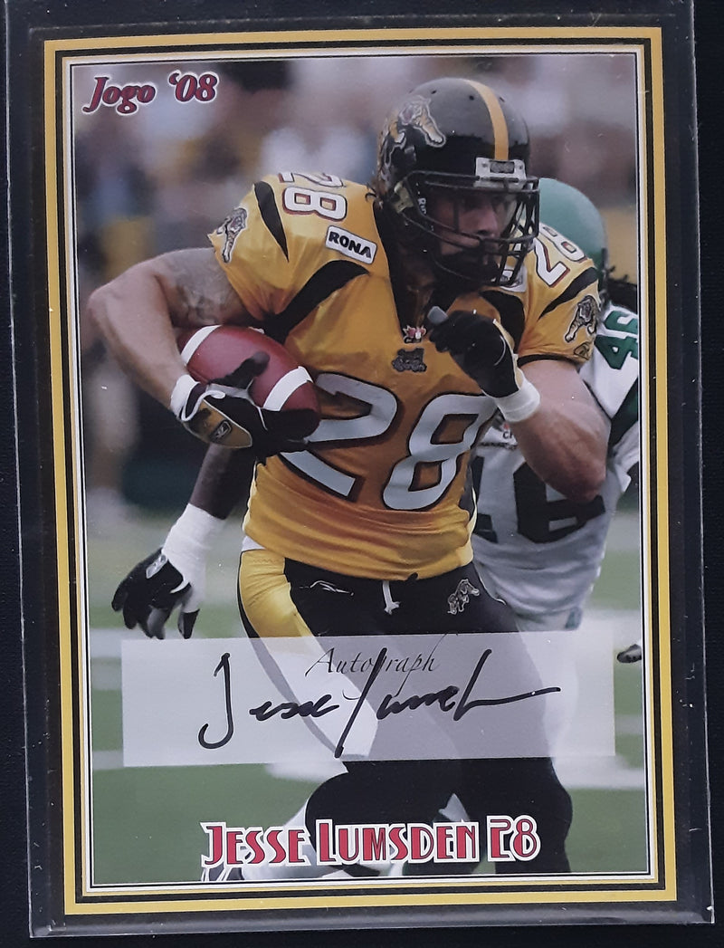 2008 Jogo CFL Signature Autographs Set of 10 Autograph cards