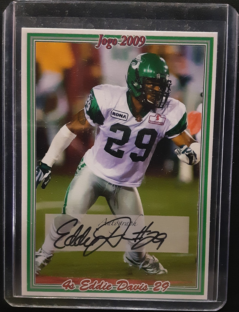 2009 Jogo CFL Signature Autograph