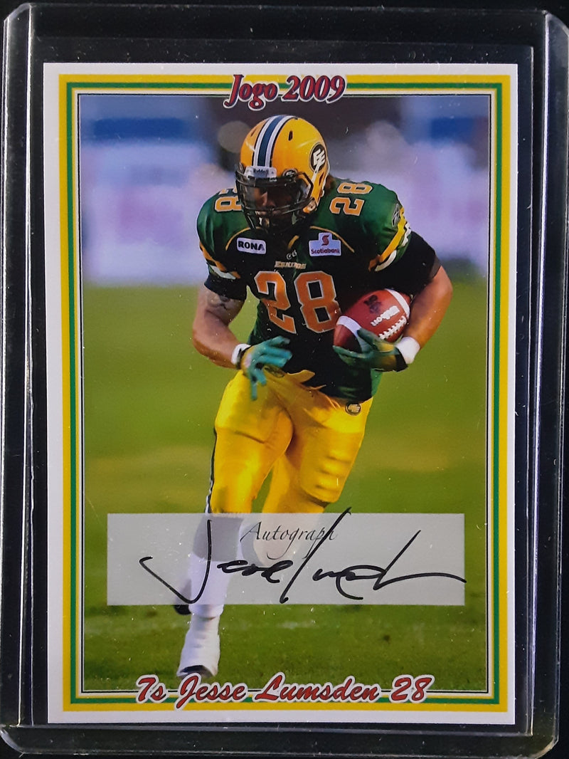 2009 Jogo CFL Signature Autograph