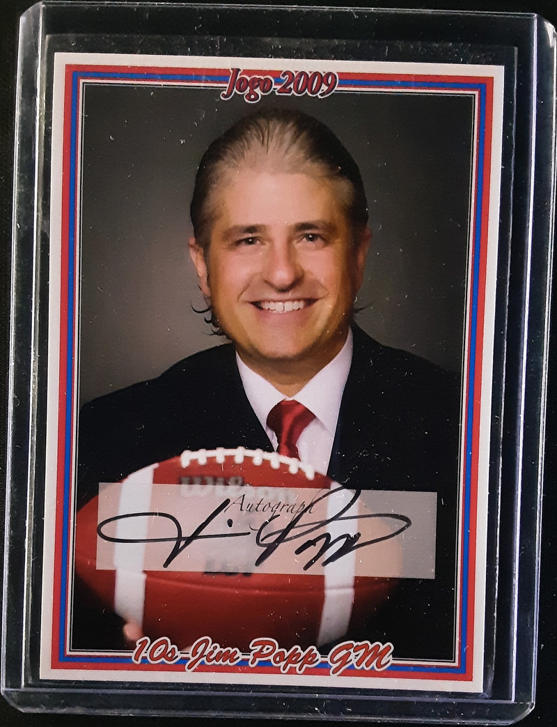 2009 Jogo CFL Signature Autographs Set of 10 Autograph cards