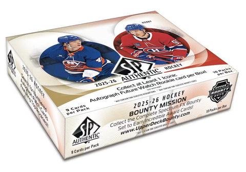 2025-26 SP Authentic Hockey Hobby Box (Call for Price)