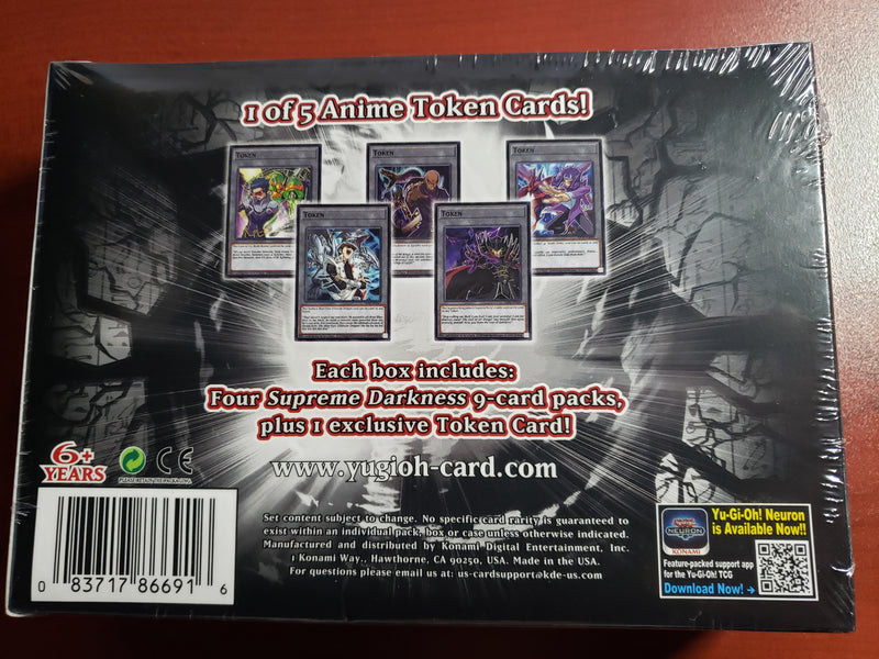 Yu-Gi-Oh! Supreme Darkness 4 Pack Mini Booster Box