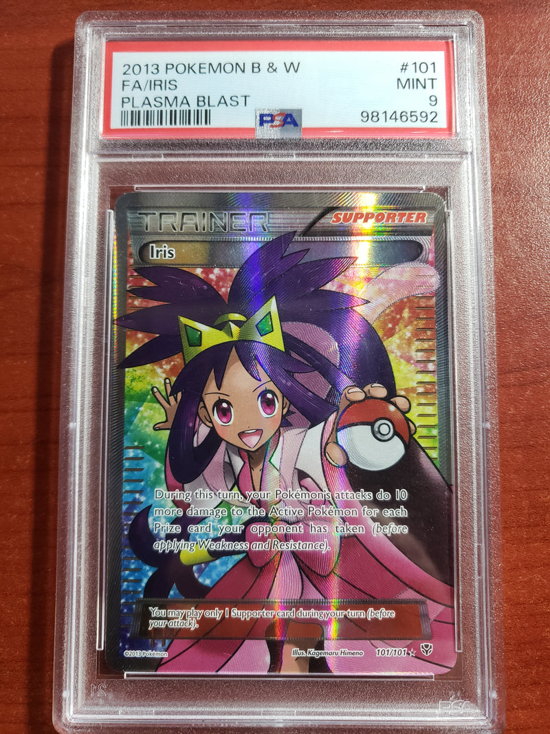 Pokemon Iris Full Art (101/101) [Black & White: Plasma Blast] PSA 9