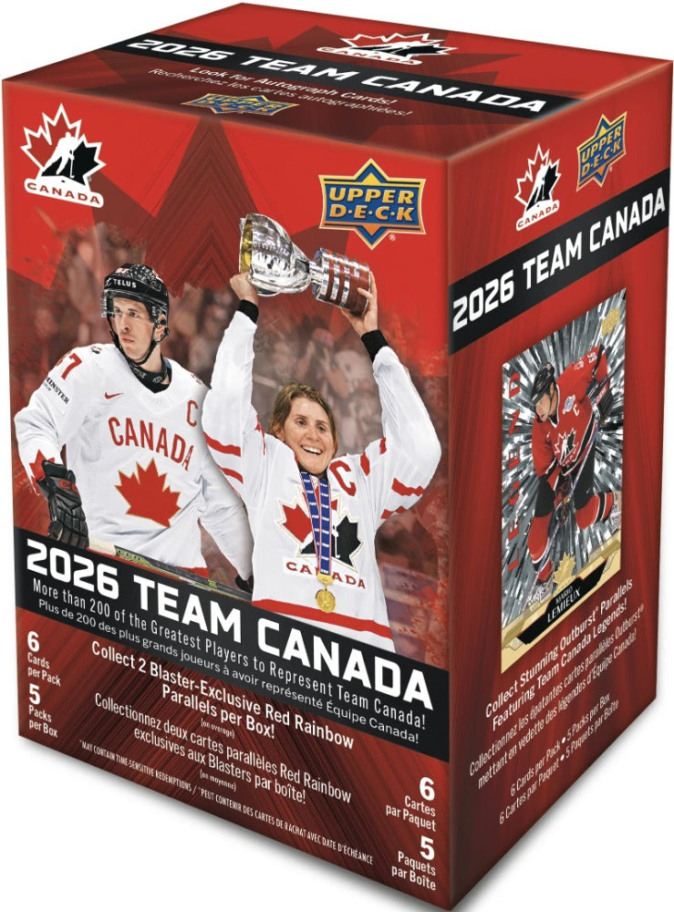 2025-26 Upper Deck Team Canada Blaster Box