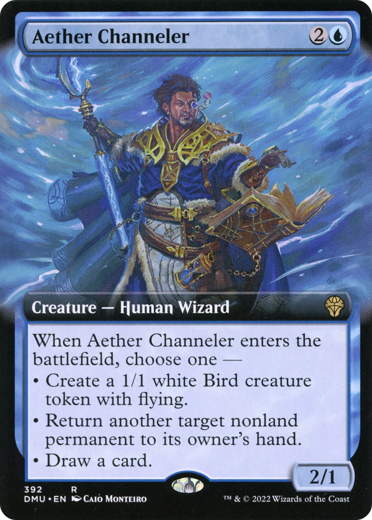 Aether Channeler (Extended Art) (DMU-392)  Foil - Dominaria United: (Extended Art)