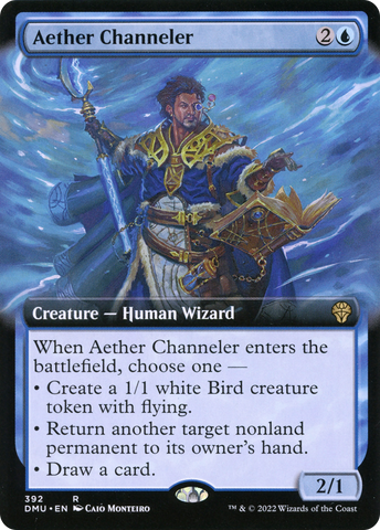 Aether Channeler (Extended Art) (DMU-392)  - Dominaria United: (Extended Art)