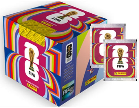 (Pre-Order) 2026 Panini World Cup of Soccer Sticker Packs - Box of 50 Packs - Release Date: May 2026