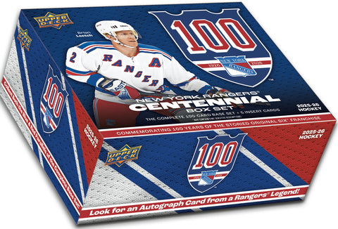 2026 Upper Deck New York Rangers Centennial Box Set