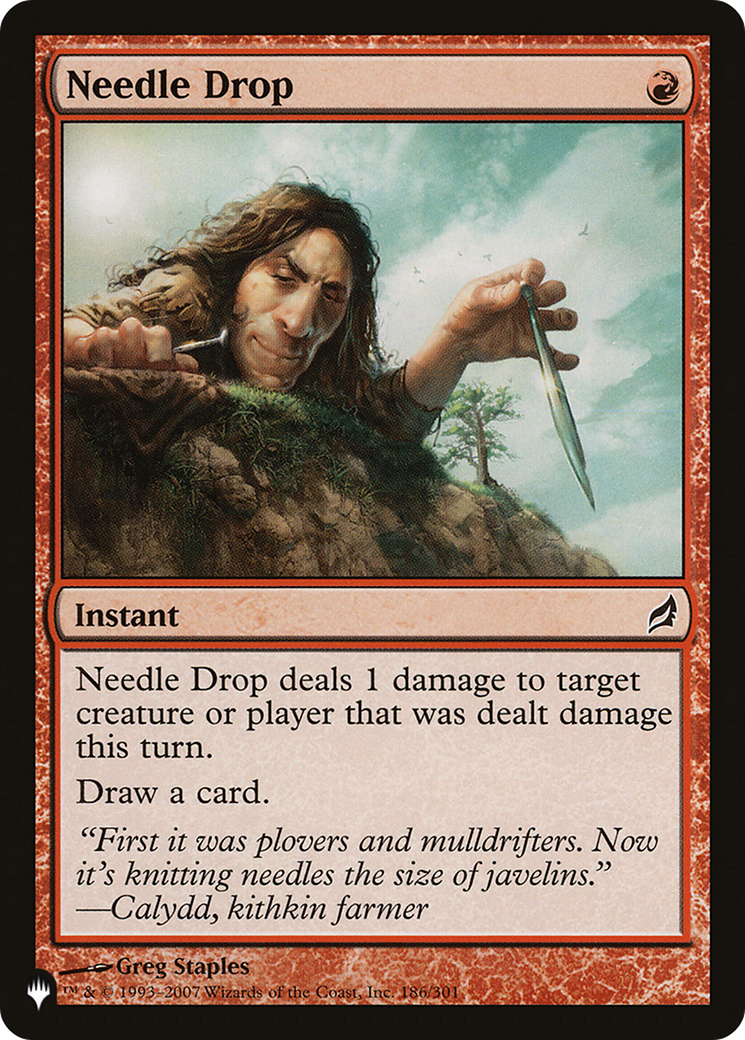 Needle Drop (LIST-186/301)  - The List