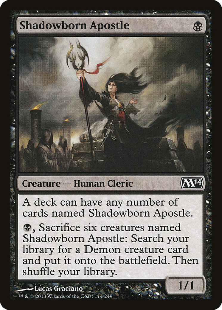 Shadowborn Apostle (M14-114)  Foil - Magic 2014