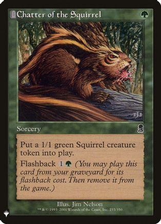 Chatter of the Squirrel (LIST-233)  - The List Reprints