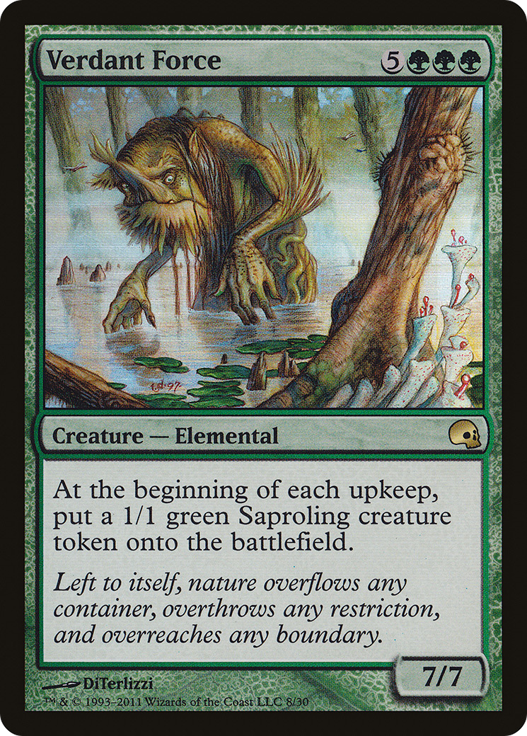 Verdant Force (GRV-008)  Foil - Premium Deck Series: Graveborn