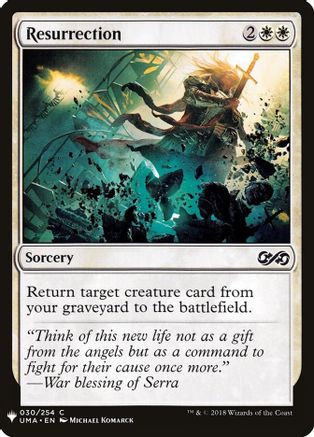 Resurrection (LIST-030)  - The List Reprints