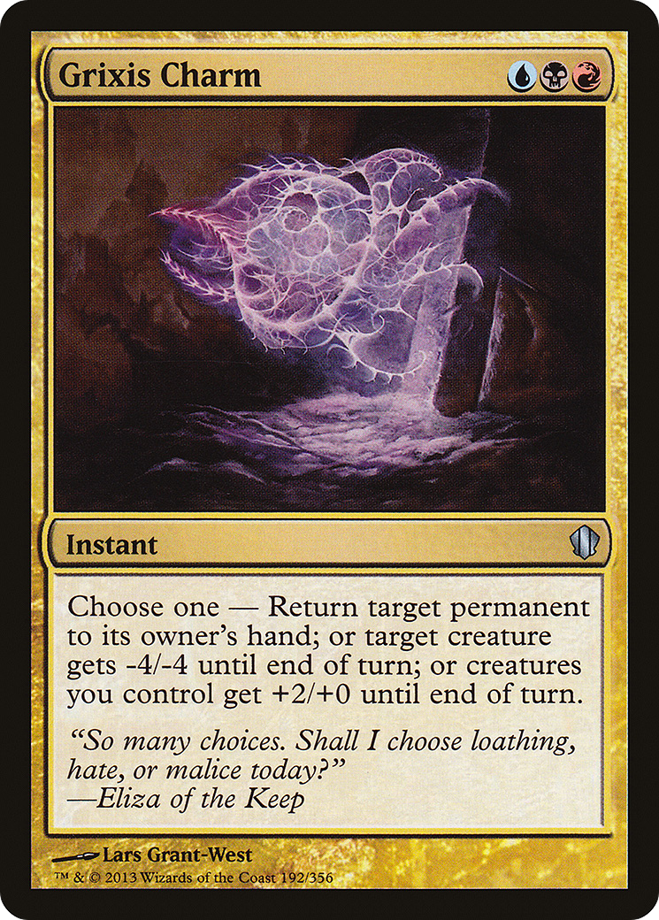 Grixis Charm (C13-192)  - Commander 2013