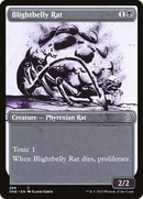 Blightbelly Rat (Showcase) (ONE-289)  Foil - Phyrexia: All Will Be One: (Showcase)