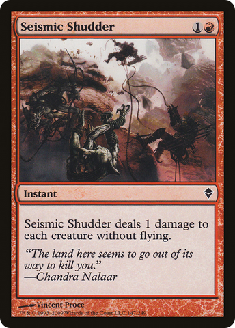Seismic Shudder (ZEN-147) - Zendikar Foil