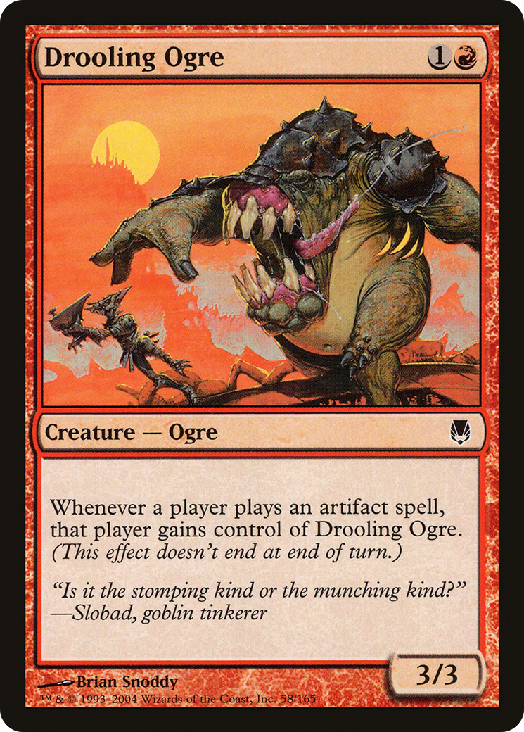 Drooling Ogre (DST-058)  Foil - Darksteel