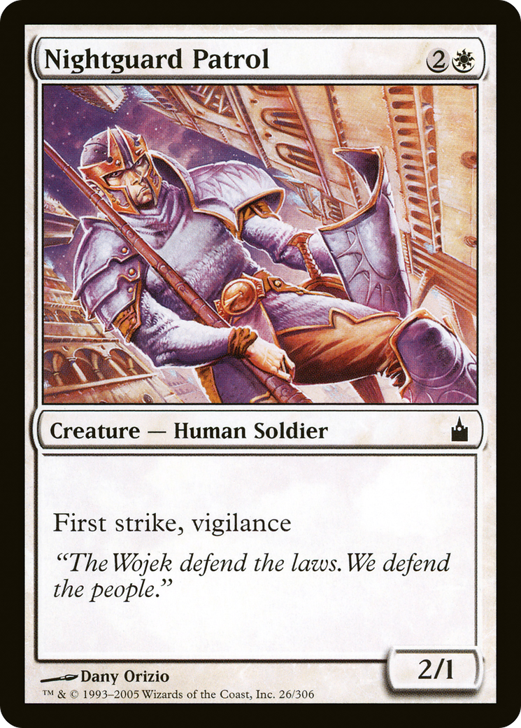 Nightguard Patrol (RAV-026)  Foil - Ravnica: City of Guilds