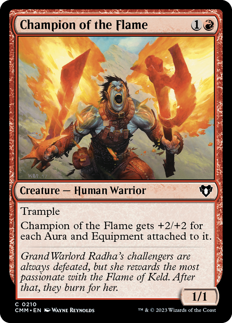 Champion of the Flame (CMM-210)  - Commander Masters