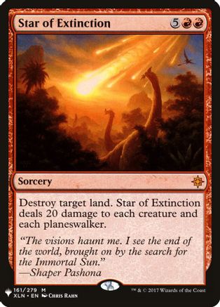 Star of Extinction (LIST-161)  - The List Reprints