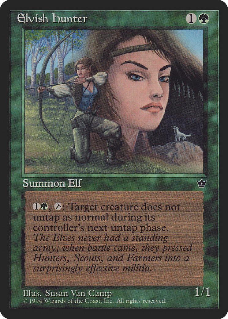 Elvish Hunter (Camp) (FEM-)  - Fallen Empires