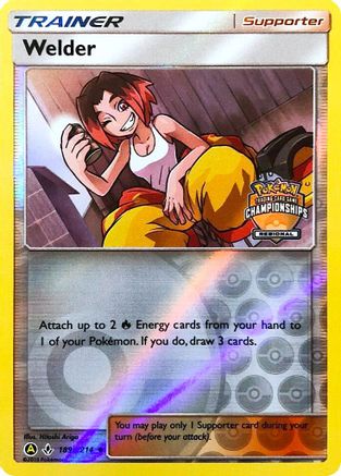 Welder 189a/214  - Reverse Holofoil League & Championship Cards - Promo