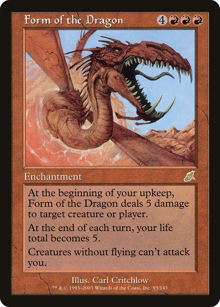 Form of the Dragon (SCG-093)  Foil - Scourge