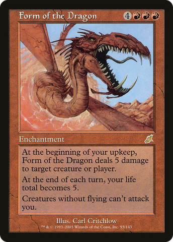 Form of the Dragon (SCG-093) - Scourge Foil