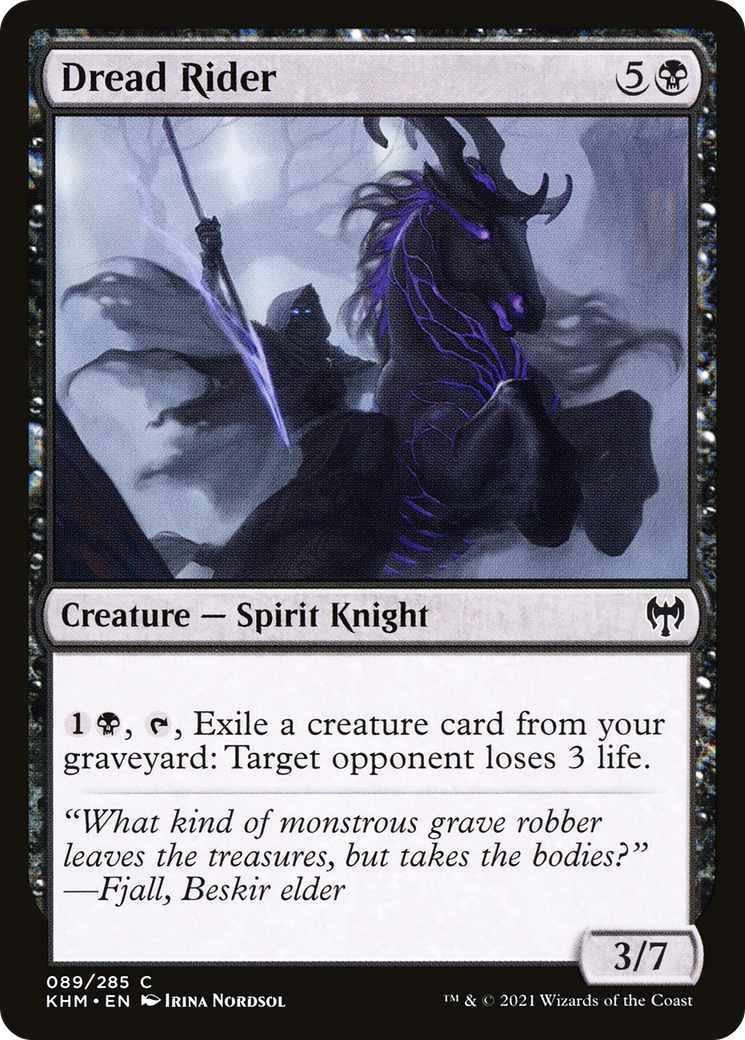 Dread Rider (KHM-089)  Foil - Kaldheim