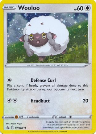 Wooloo SWSH011  - Holofoil SWSH Sword & Shield Promo Cards - Promo
