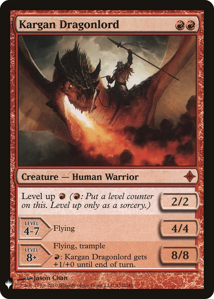Kargan Dragonlord (LIST-ROE-152)  - The List