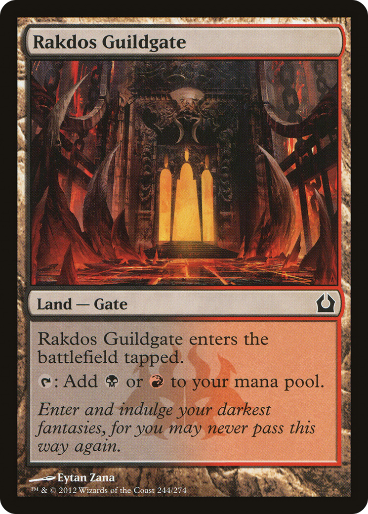 Rakdos Guildgate (RTR-244)  Foil - Return to Ravnica