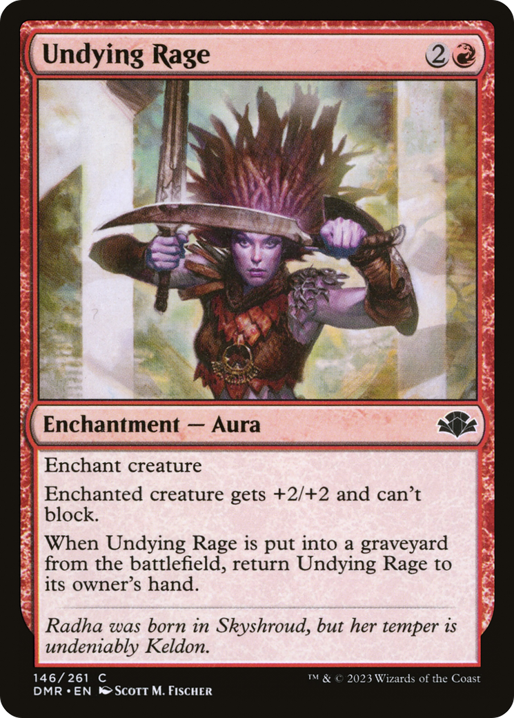 Undying Rage (DMR-146)  - Dominaria Remastered