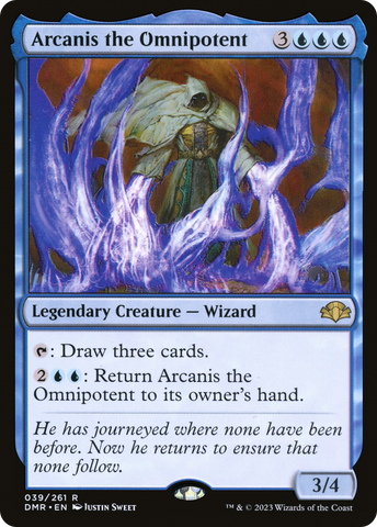 Arcanis the Omnipotent (DMR-039)  Foil - Dominaria Remastered